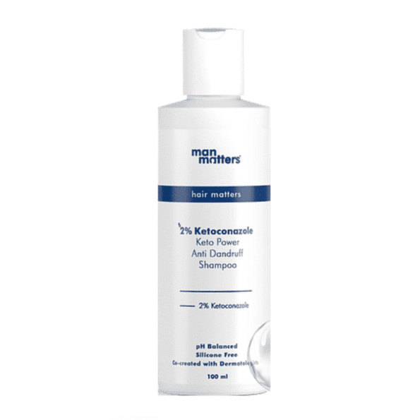 Man Matters 2% Ketoconazole Anti Dandruff Shampoo, Cruelty Free, Vegan, No Side Effects