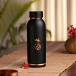 Isha Life Compact Copper Water Bottle (Coated) -700 ml - Image 2