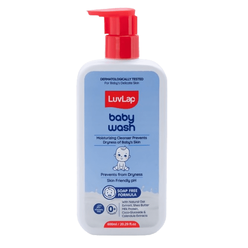 LuvLap Baby Wash with Milk Protein, Oatmeal, Shea Butter and Vitamin E