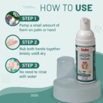 Babyorgano Non Alcoholic Foam Based Waterless Hand Wash for Kids - Image 6