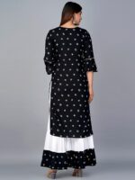 Kalini Bandhani Printed Kurta with Sharara & Dupatta - Image 5