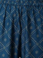 Khushal K Women Blue Ethnic Motifs Empire Kurta with Trousers & With Dupatta - Image 3