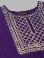 Khushal K Ethnic Motifs Embroidered Sequined Kurta with Palazzos & Dupatta - Image 3