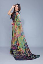 Mirchi Fashion Women's Chiffon Forest Designer Saree - Image 5