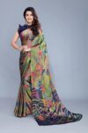 Mirchi Fashion Women's Chiffon Forest Designer Saree