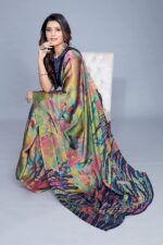 Mirchi Fashion Women's Chiffon Forest Designer Saree - Image 2