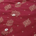 Indian Clothing Anubhutee Women's Cotton Regular Straight Pink Kurta - Image 3